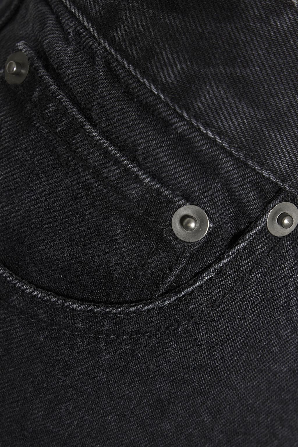 TIBI ハイライズ ストレートレッグジーンズ
