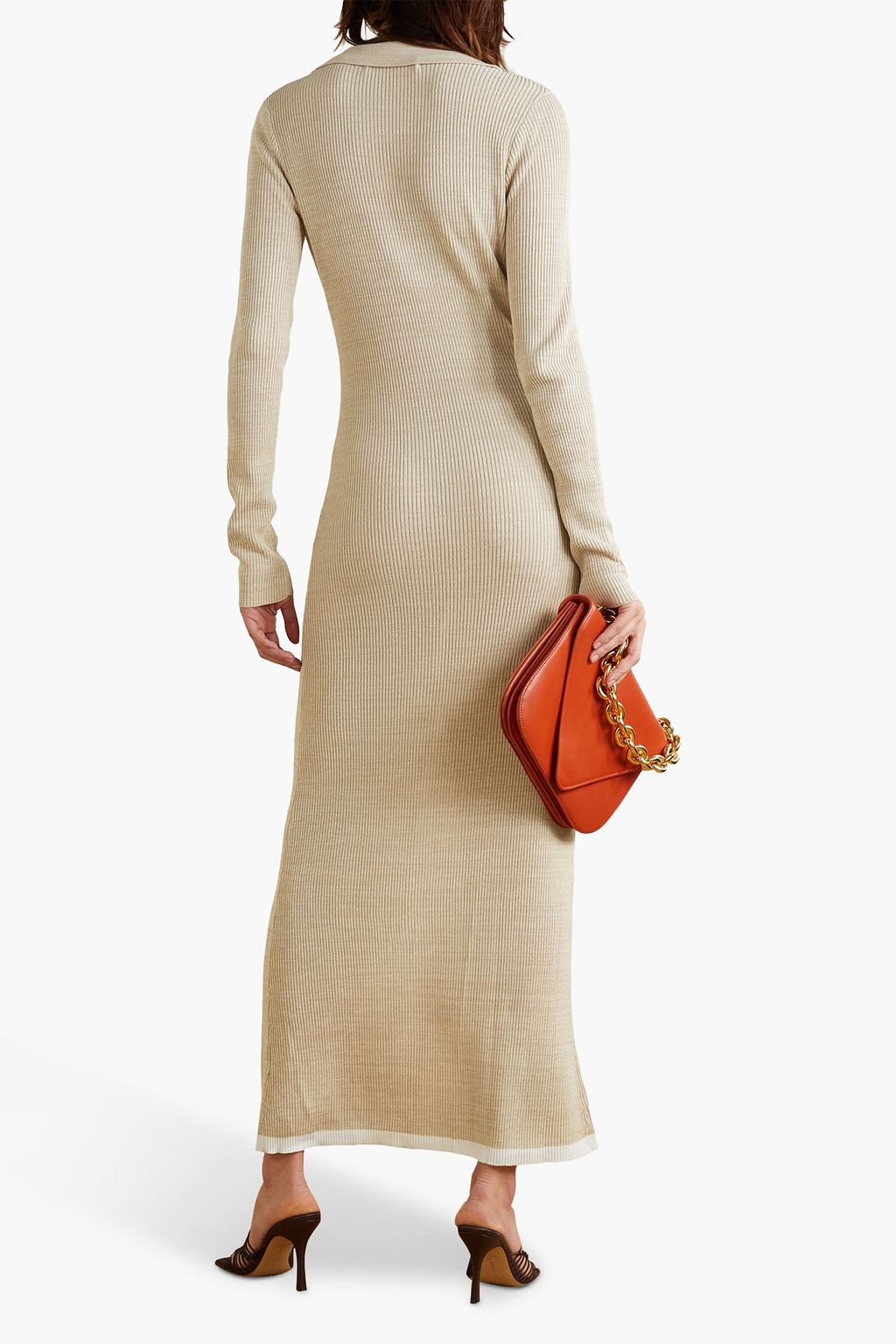 CHRISTOPHER ESBER Ribbed-knit maxi dress