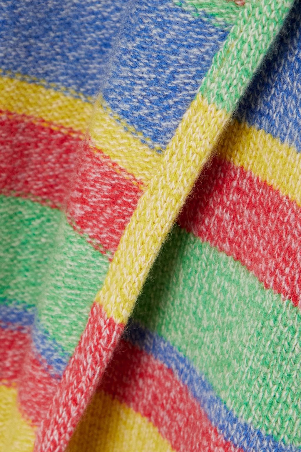 THE ELDER STATESMAN Gestreifter Cardigan aus Kaschmir