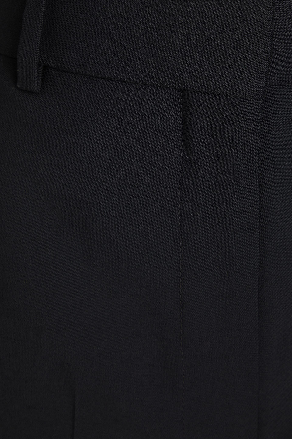ALEXANDER MCQUEEN WOOL-CREPE STRAIGHT-LEG PANTS