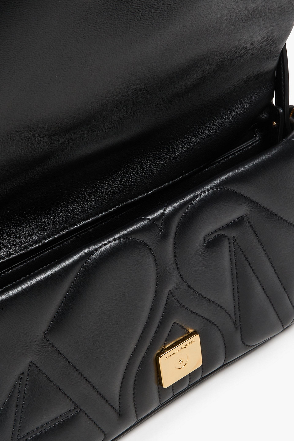 ALEXANDER MCQUEEN QUILTED LEATHER SHOULDER BAG