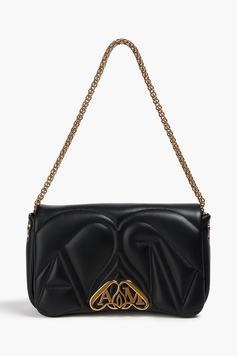 ALEXANDER MCQUEEN QUILTED LEATHER SHOULDER BAG