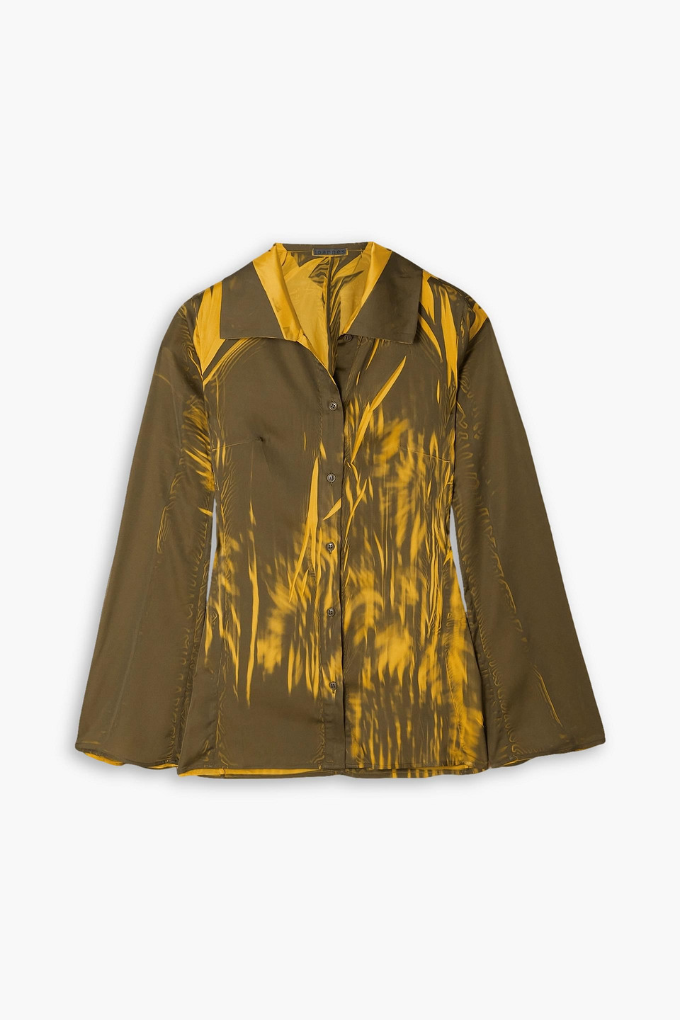Irene printed satin shirt