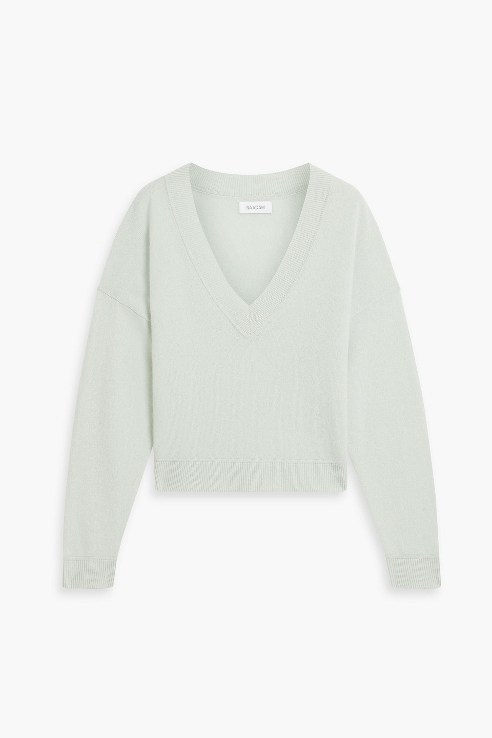 Naadam Cropped Cashmere Sweater In Mint