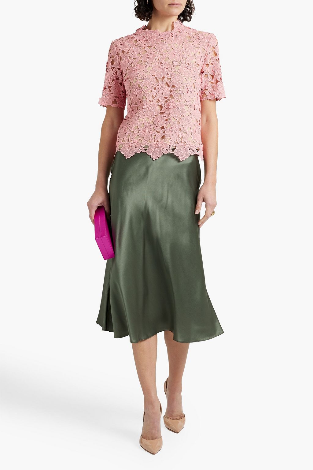 OSCAR DE LA RENTA 기퓌르 레이스 탑