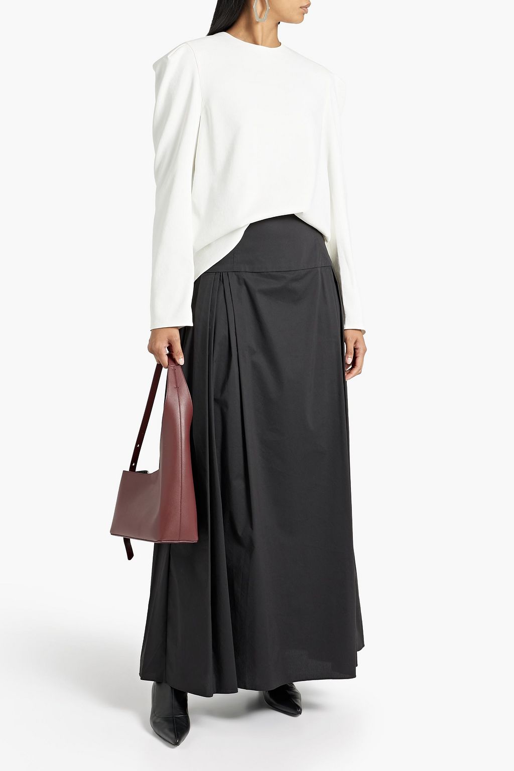 TIBI ストレッチクレープ トップス