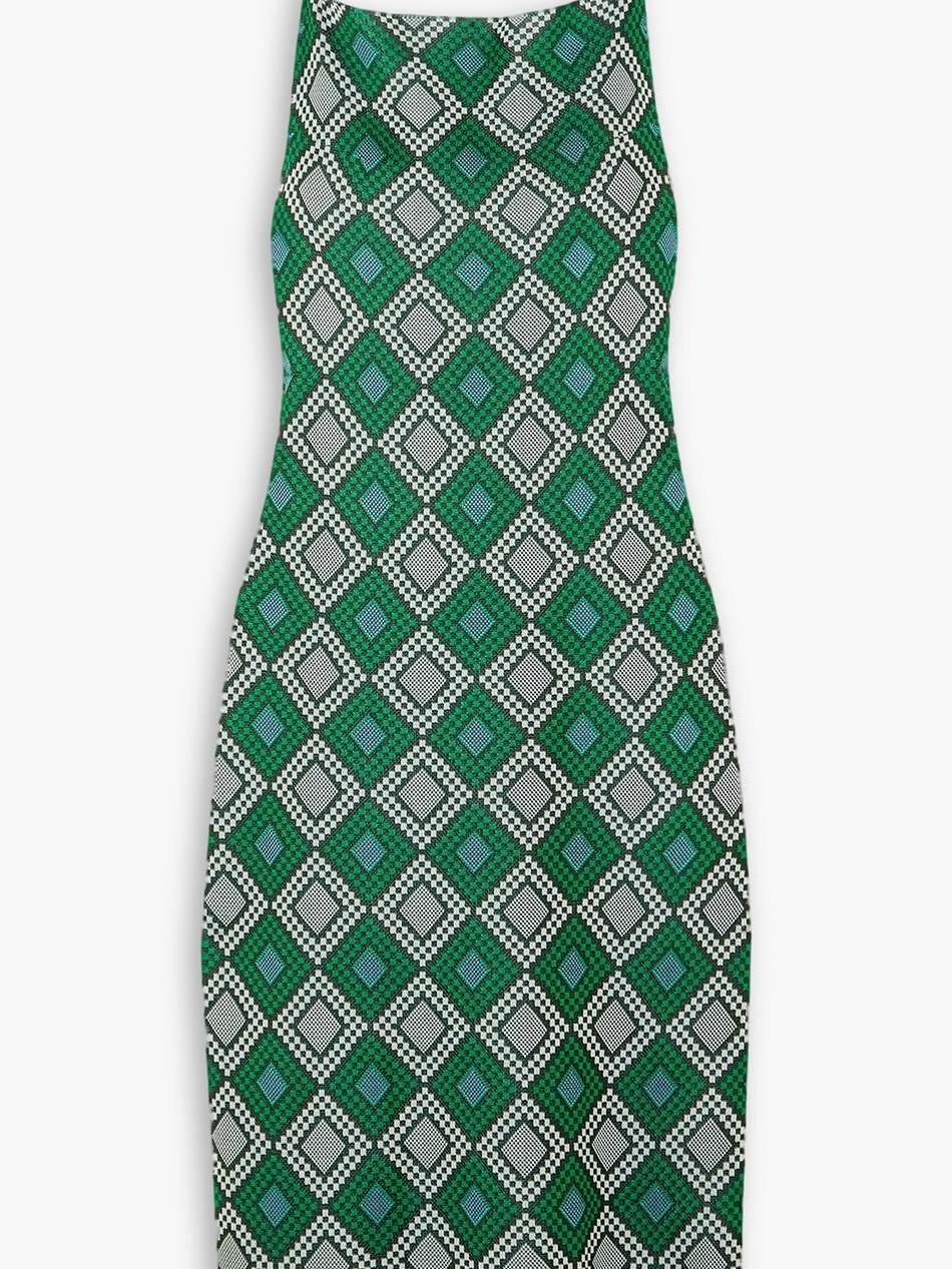 ojewale jacquard-knit midi dress