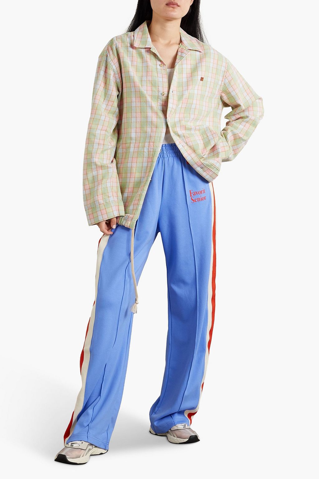 ACNE STUDIOS Checked cotton-flannel shirt
