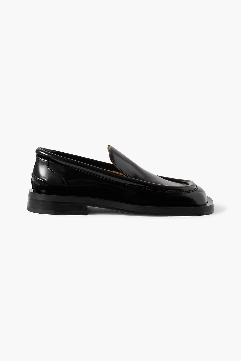 Shop Proenza Schouler Leather Loafers In Black