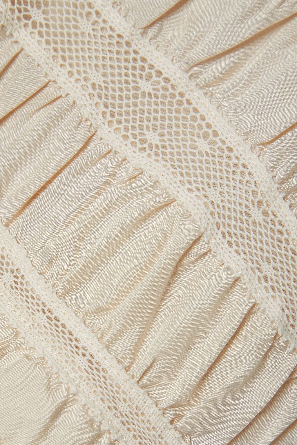 ISABEL MARANT Tiered silk mini skirt