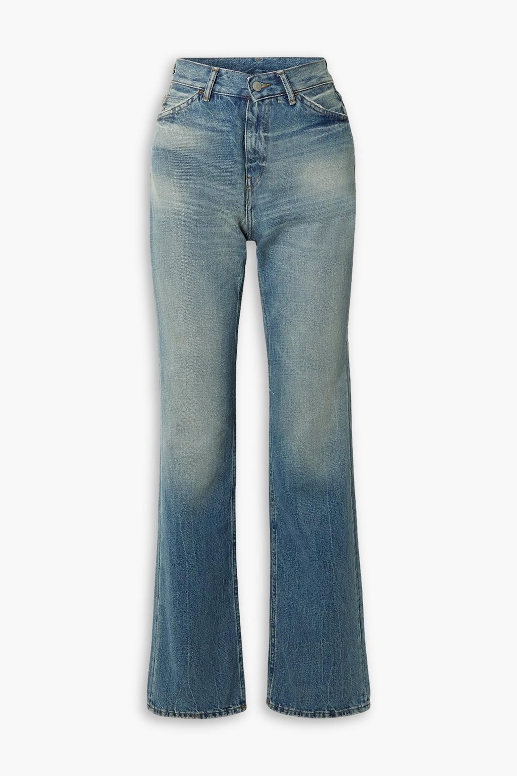 ekspedition håndbevægelse så meget ACNE STUDIOS Distressed high-rise straight-leg jeans | Sale up to 70% off |  THE OUTNET