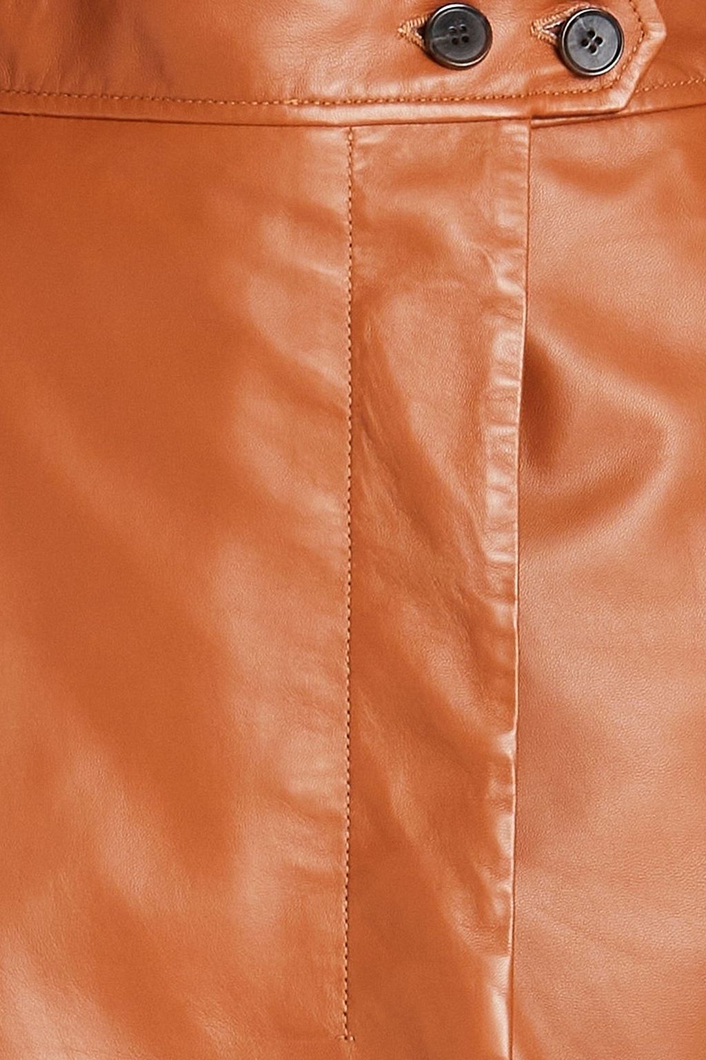PAUL SMITH Leather wrap skirt