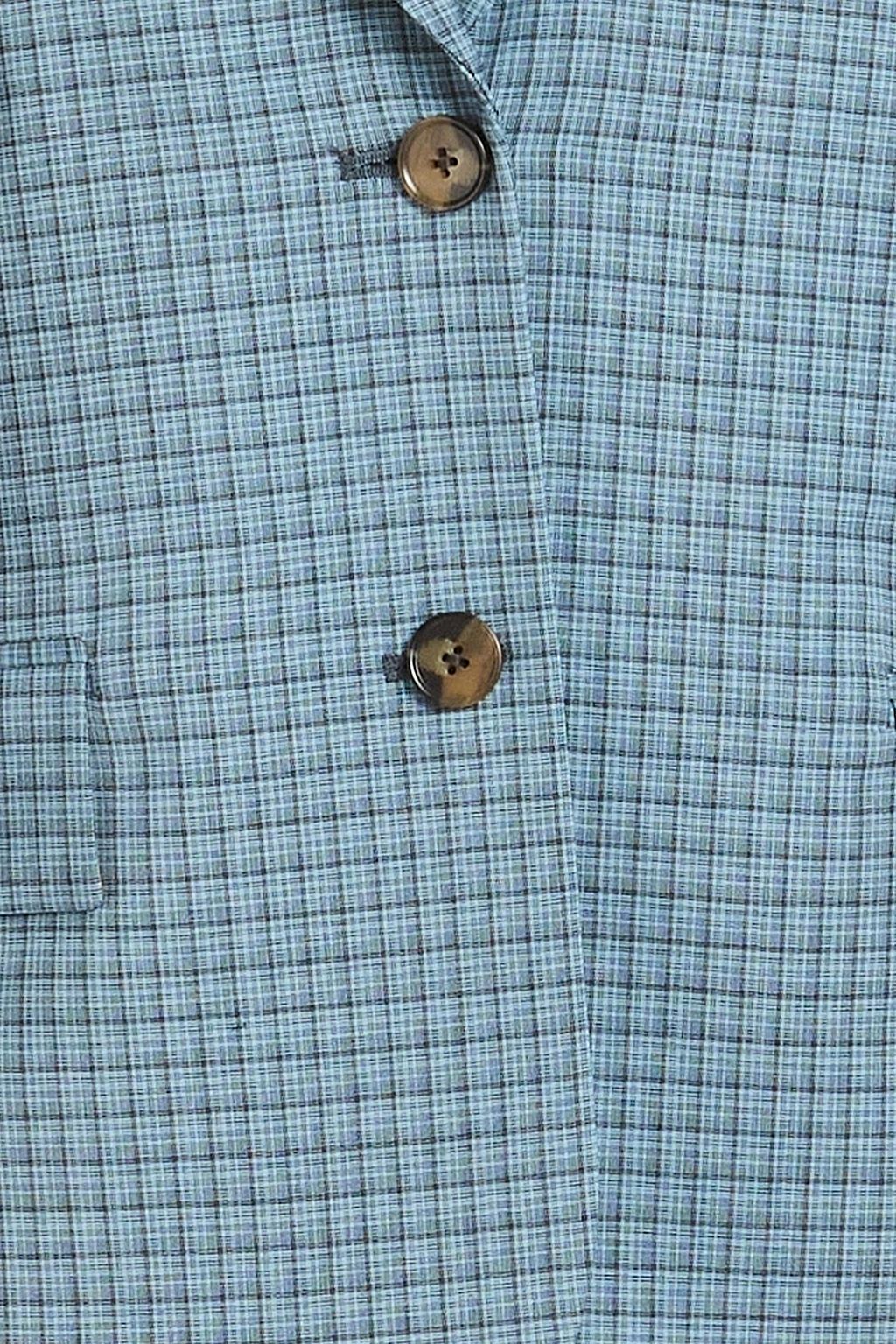 PAUL SMITH Checked wool-blend blazer