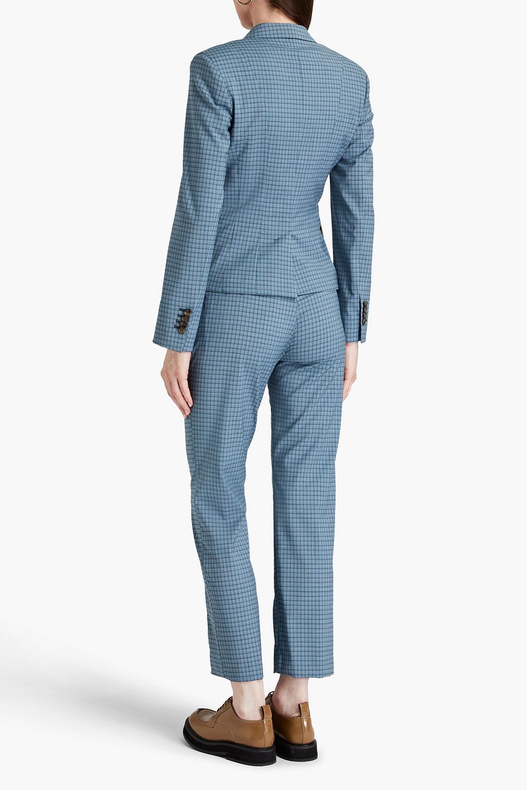 PAUL SMITH Checked wool-blend blazer