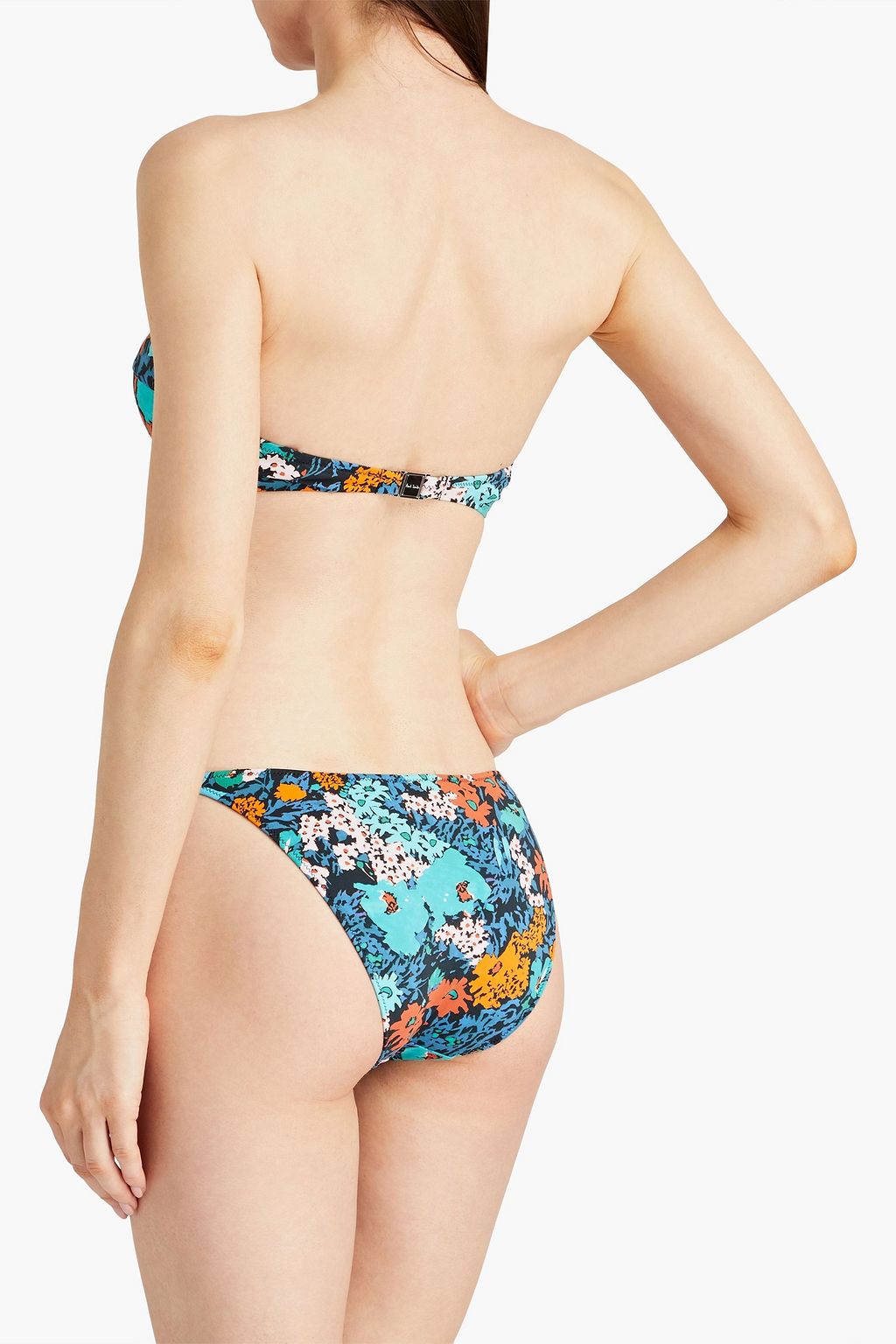 PAUL SMITH Floral-print underwired bandeau bikini top