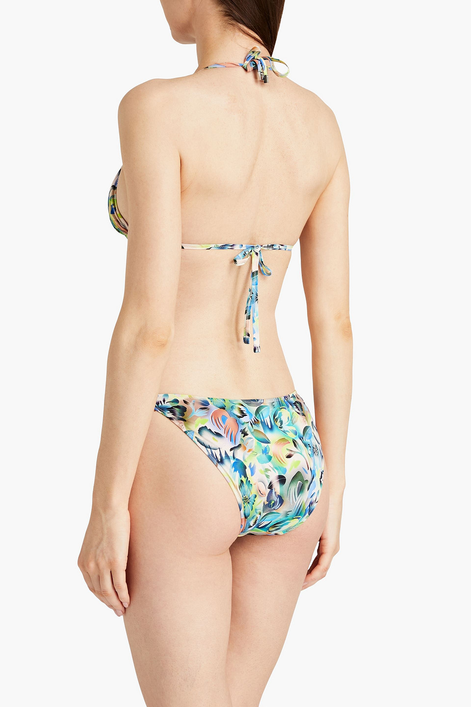 Shop Paul Smith Printed Low-rise Bikini Briefs In Multicolor