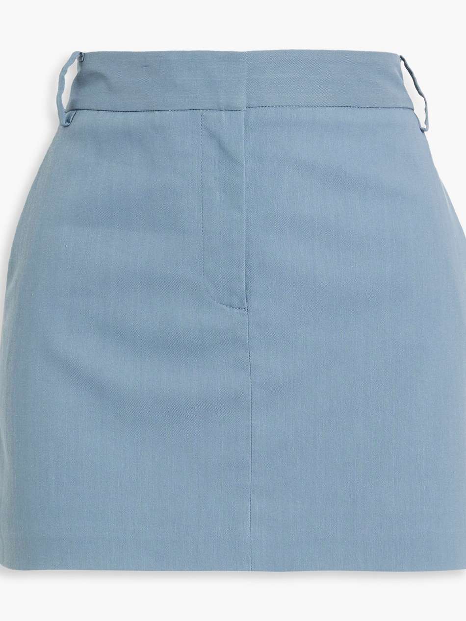 twill mini skirt