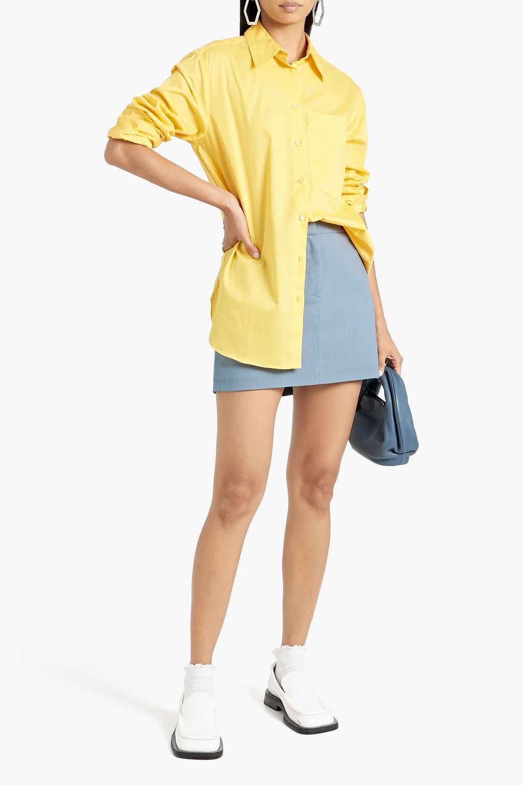 TIBI Twill mini skirt | THE OUTNET