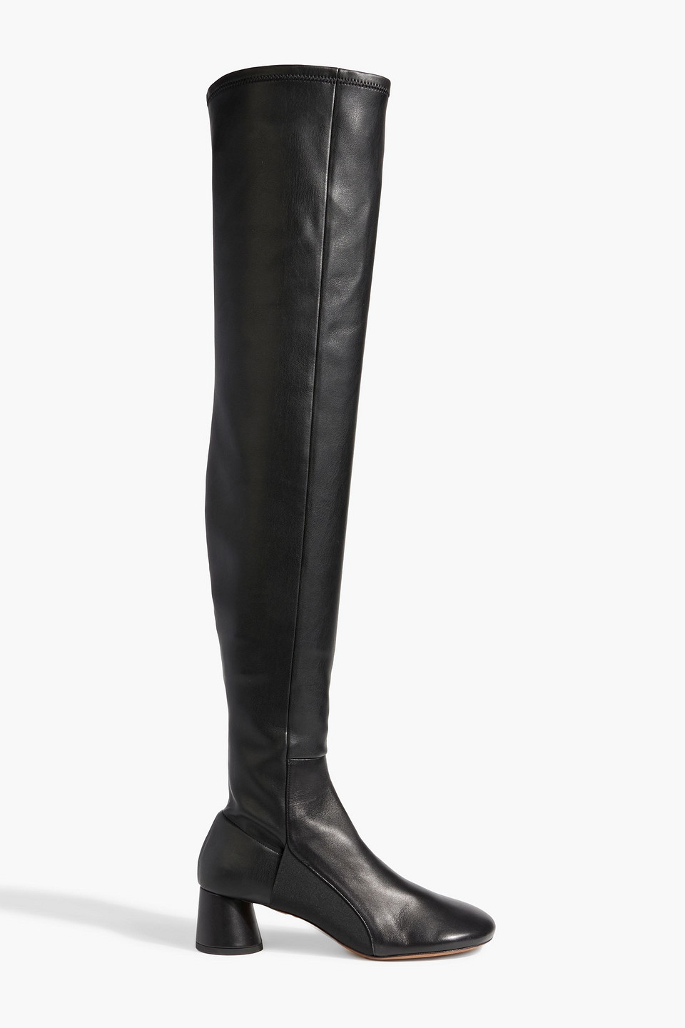 Shop Proenza Schouler Stretch-leather Over-the-knee Boots In Black
