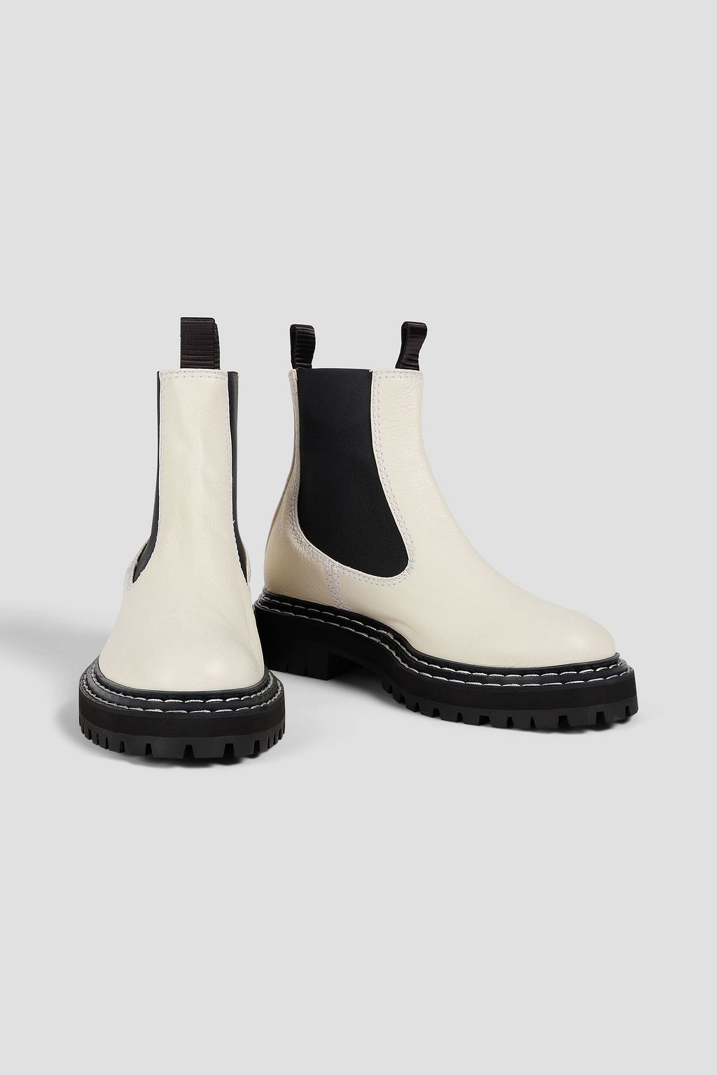 PROENZA SCHOULER Pebbled-leather Chelsea boots