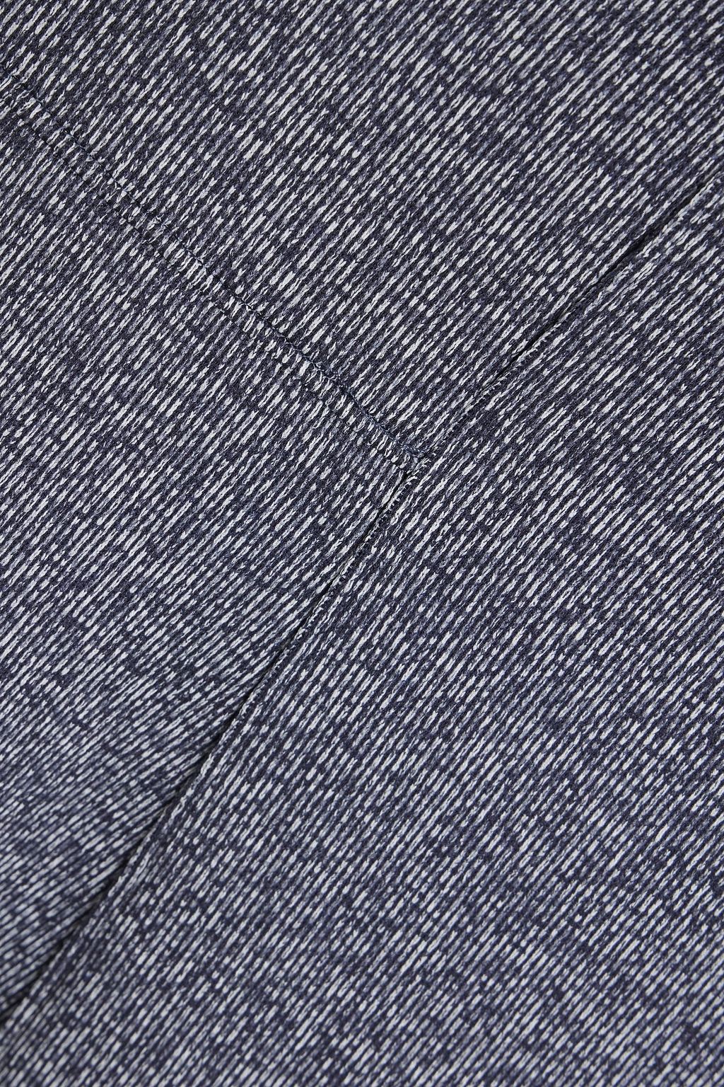 TIBI Asymmetric stretch-knit midi skirt