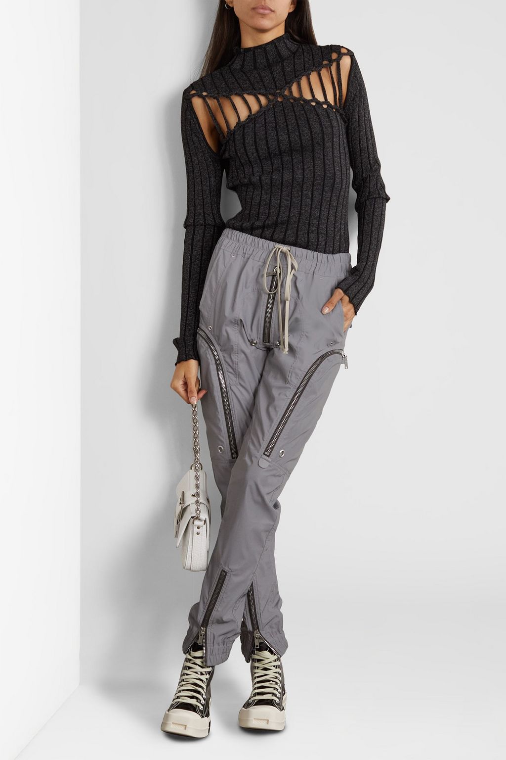 RICK OWENS Bauhaus shell cargo pants