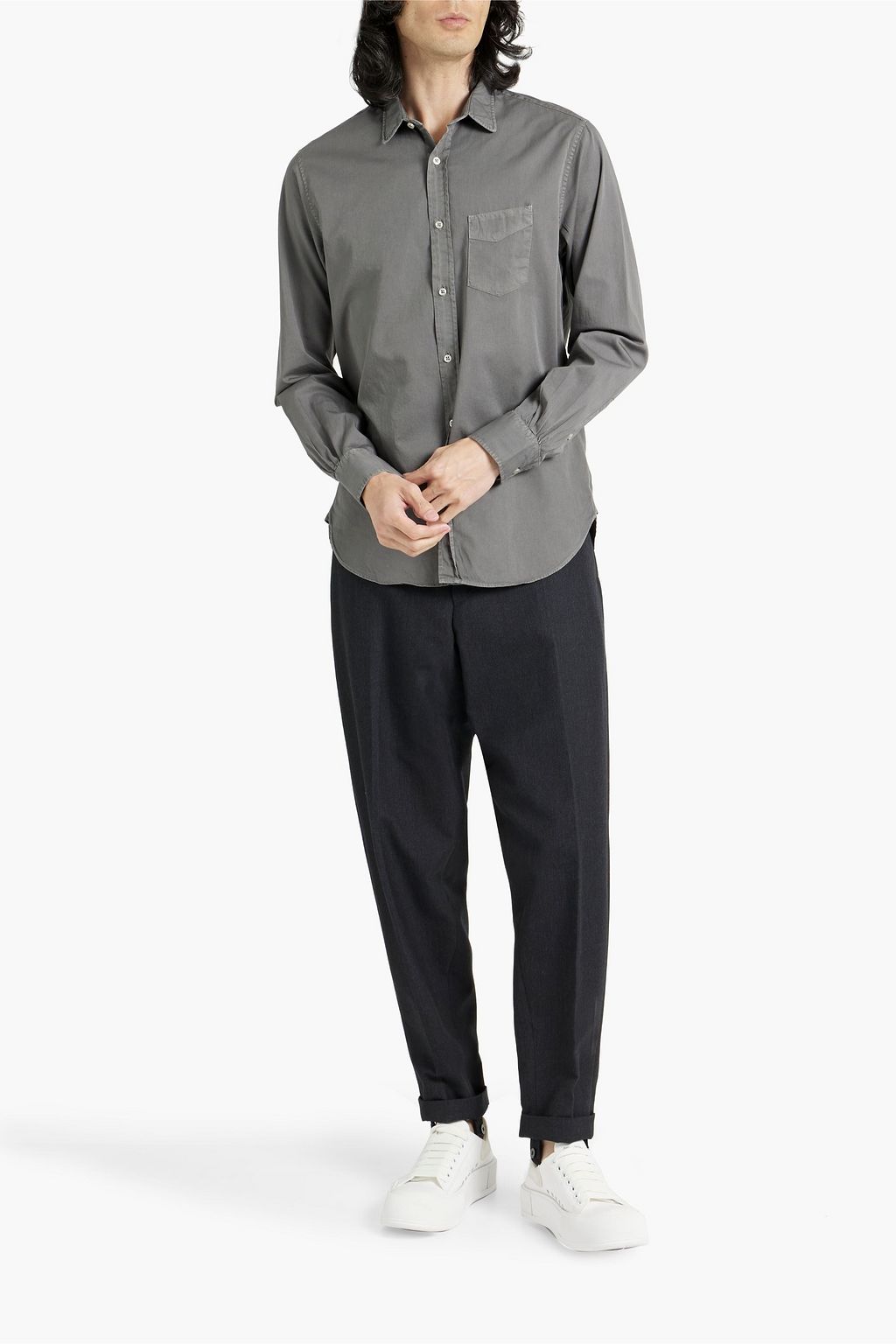 OFFICINE GÉNÉRALE Lipp cotton-twill shirt