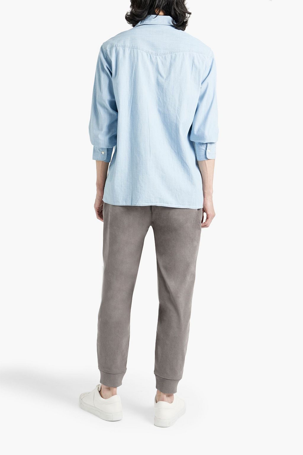 OFFICINE GÉNÉRALE Alex cotton-chambray shirt