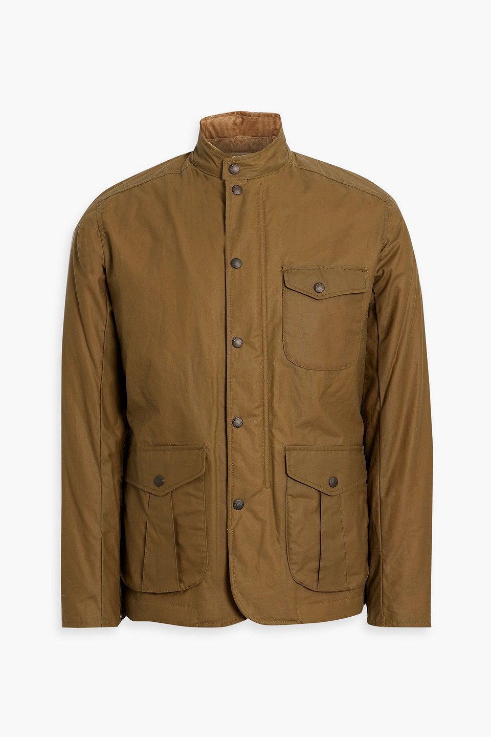 Rag & Bone Waxed Archive Hunting Jacket In Brown