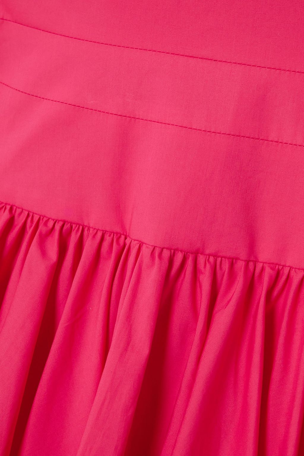 MOLLY GODDARD Alexis tiered cotton midi dress