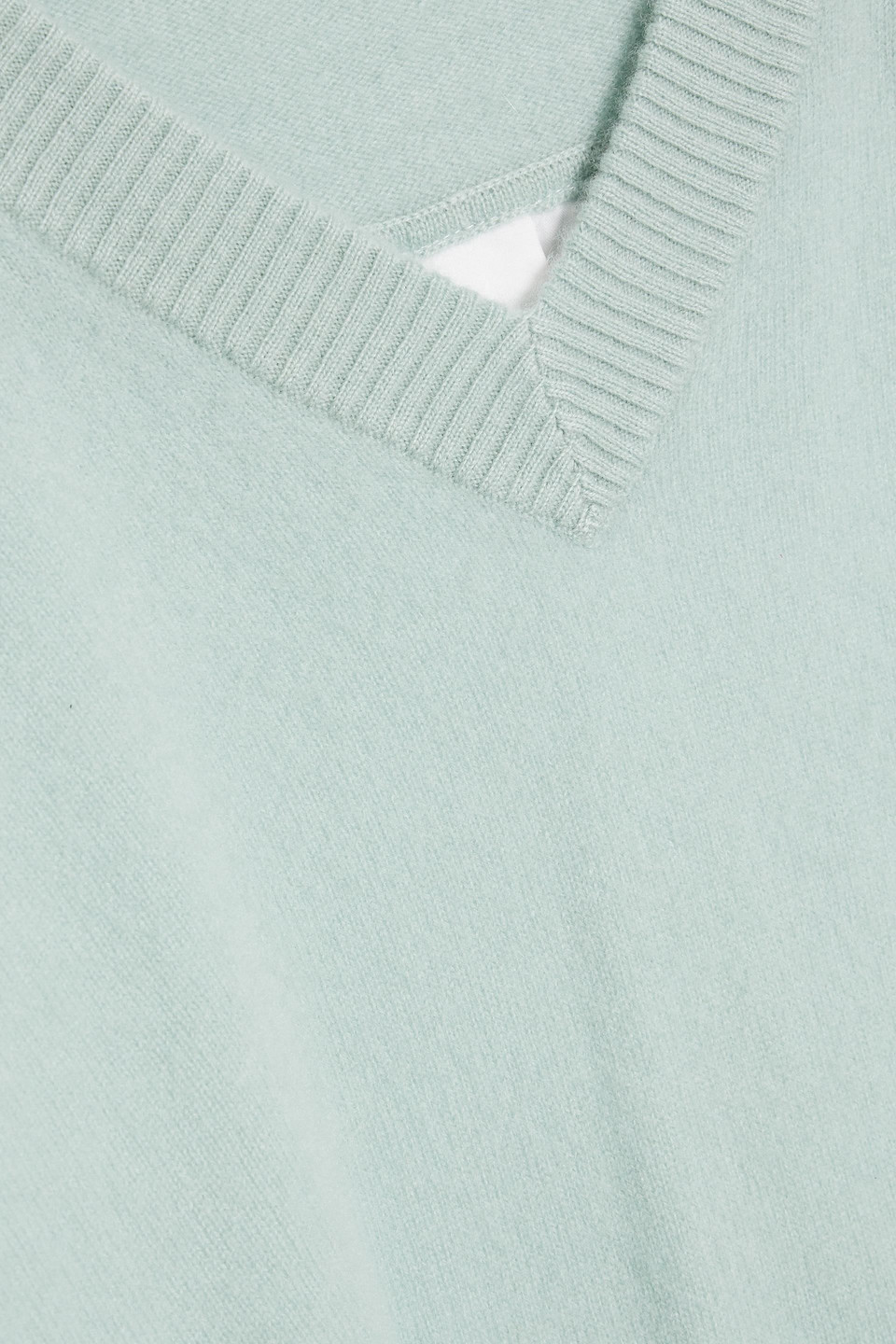 Shop Naadam Cashmere And Cotton-poplin Sweater In Mint