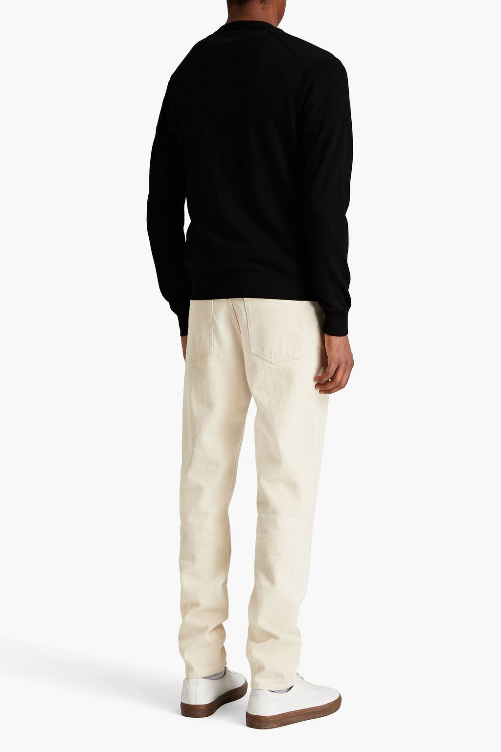 SANDRO Appliquéd wool cardigan