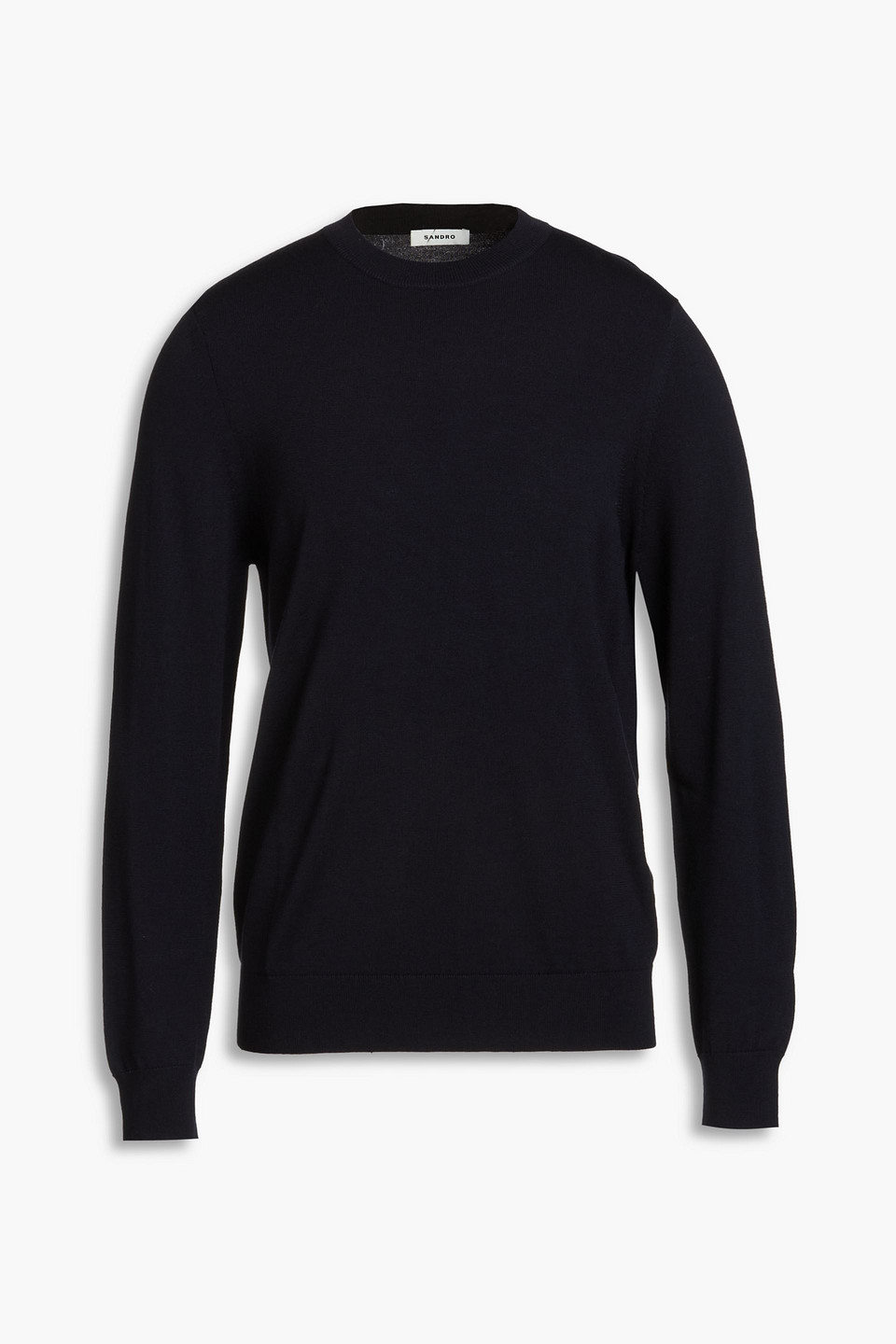 Sandro Wool Sweater In Black