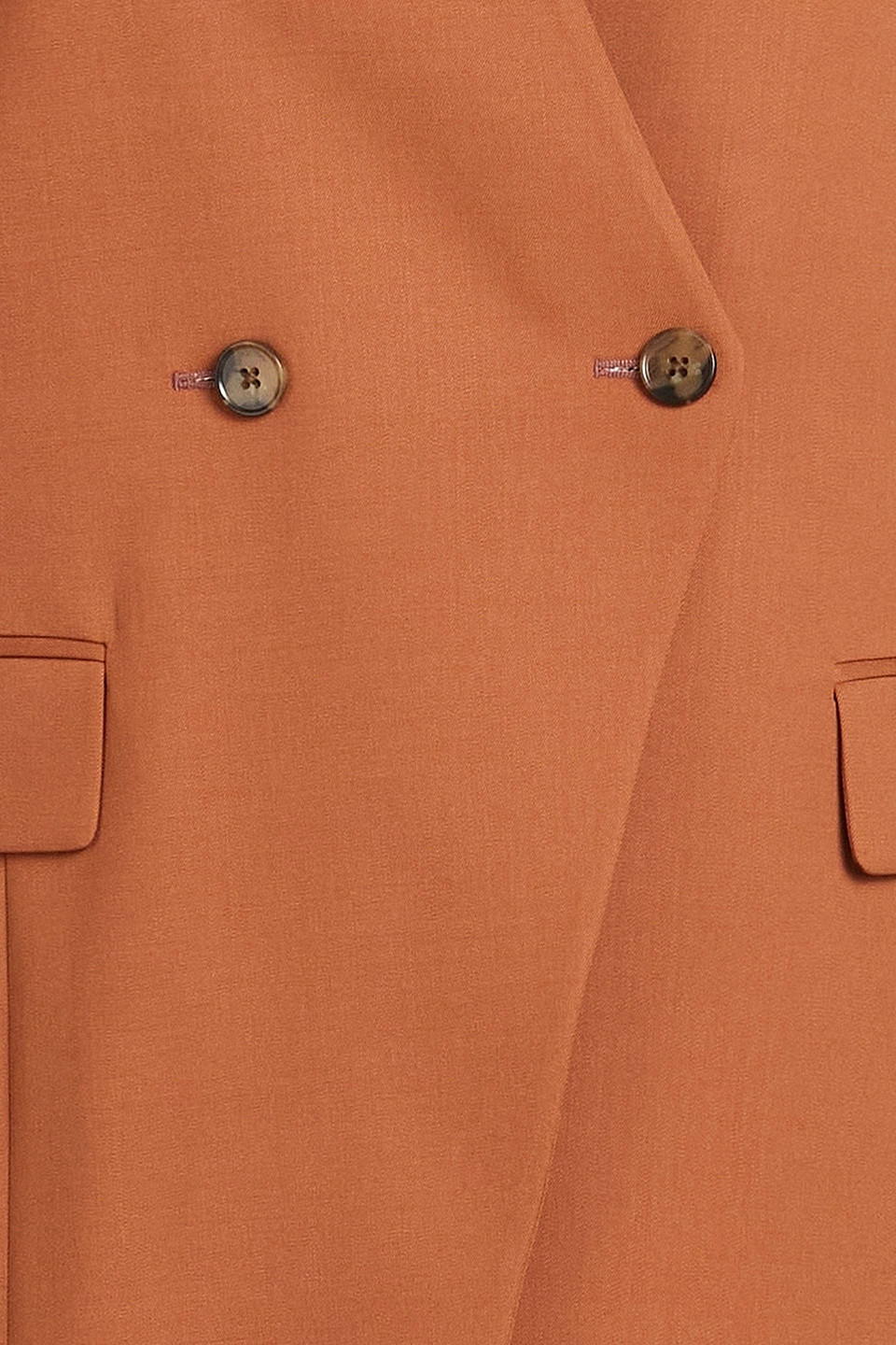 Paul Smith Doppelreihige Weste Aus Einer Wollmischung In Light Brown