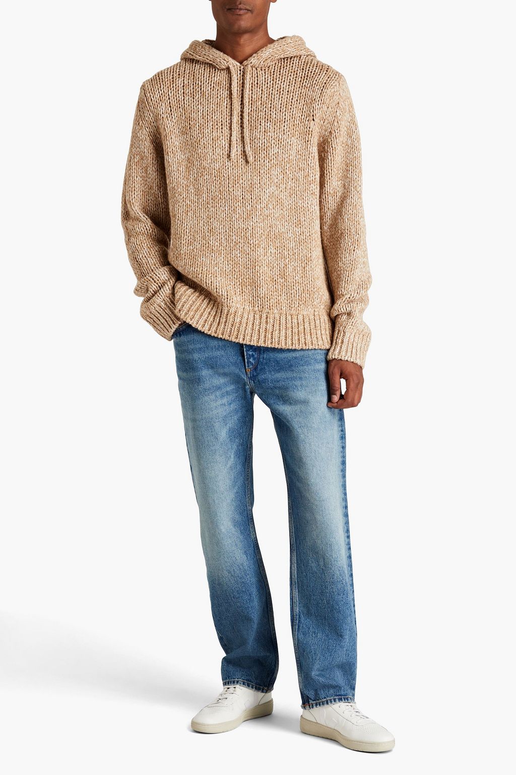 SANDRO Faded denim jeans