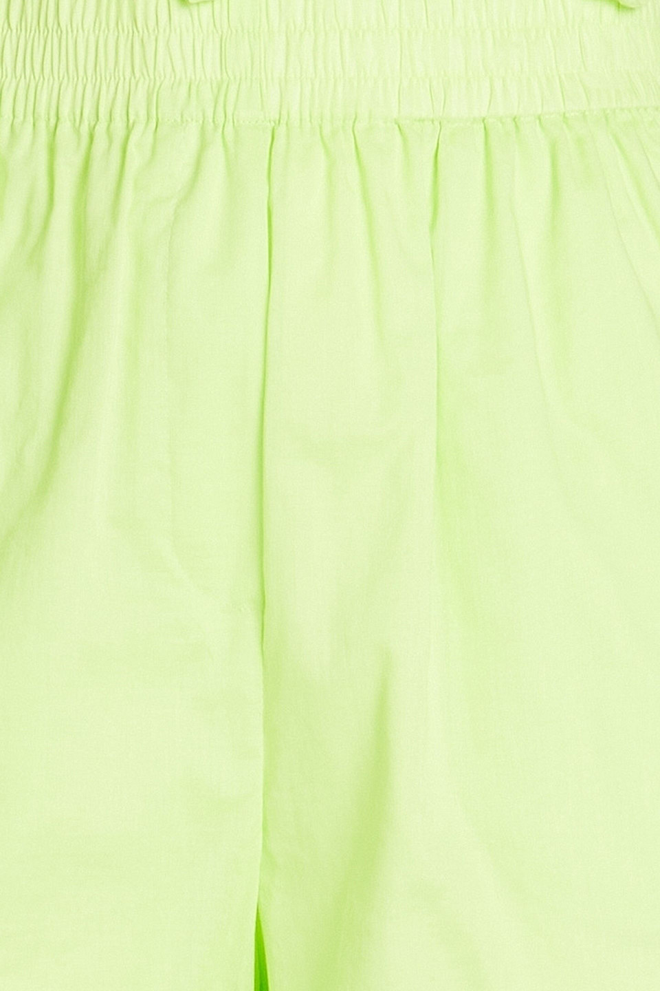 Shop Paul Smith Neon Cotton Shorts In Bright Green