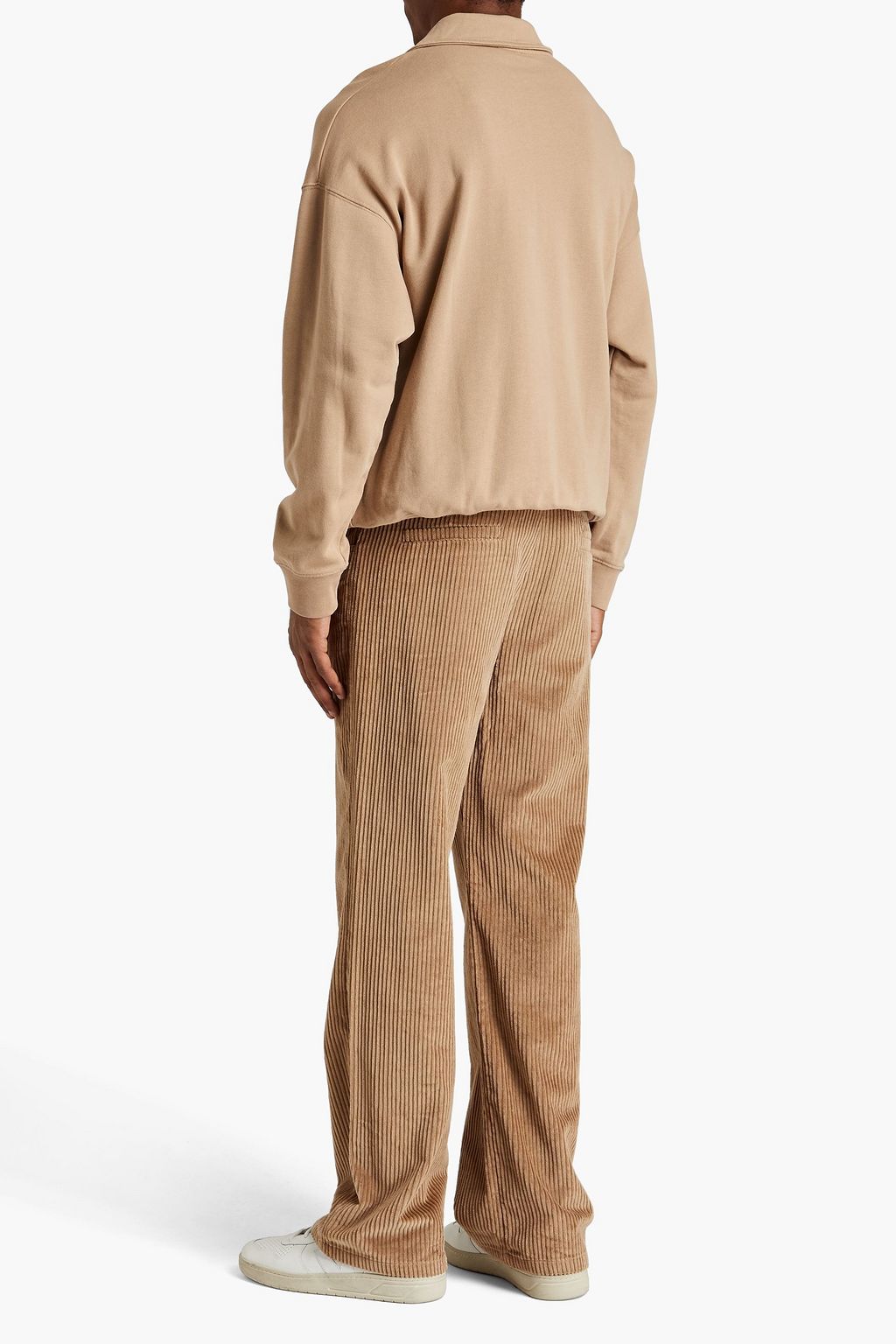 SANDRO French cotton-terry sweatshirt