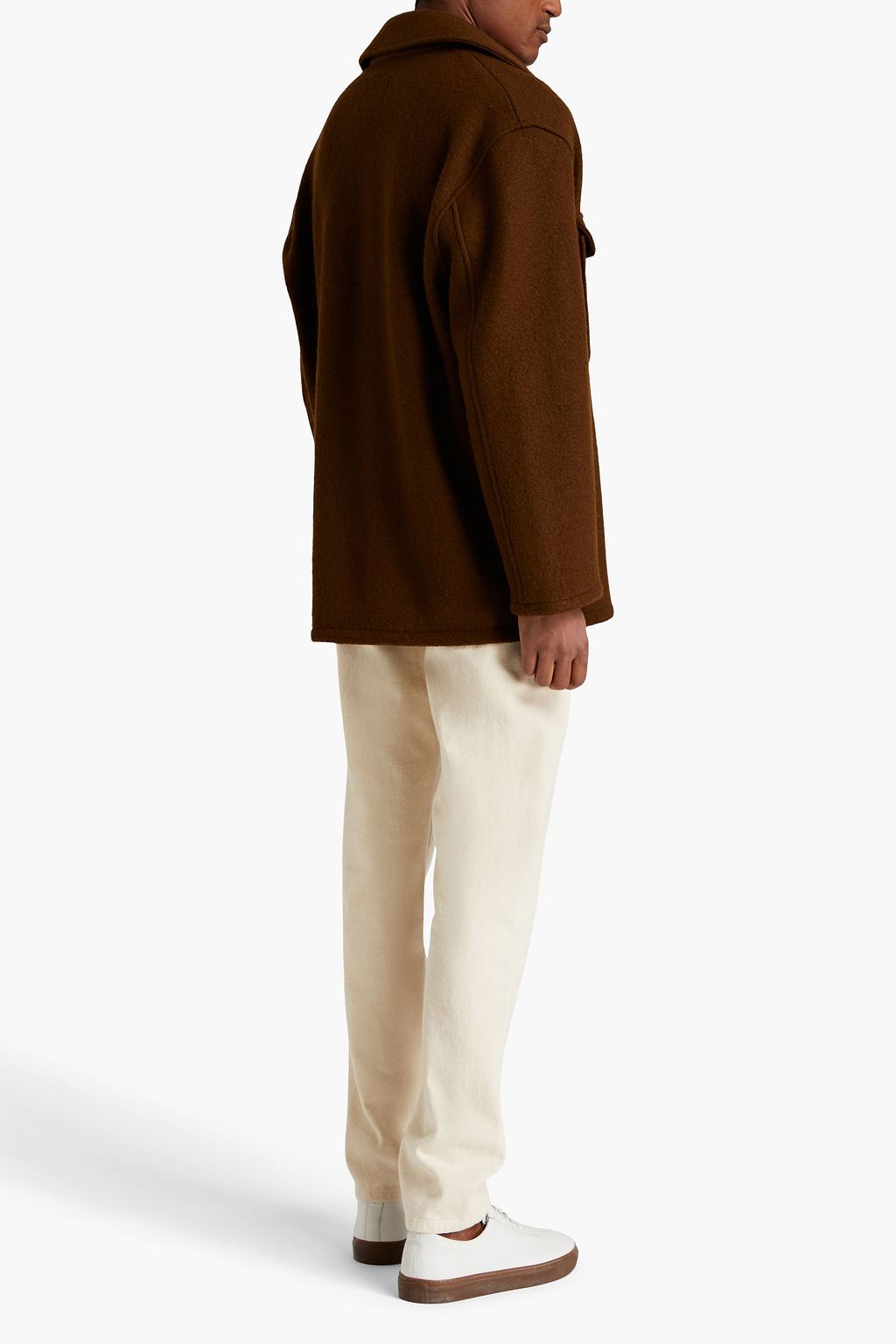 SANDRO Bouclé overshirt