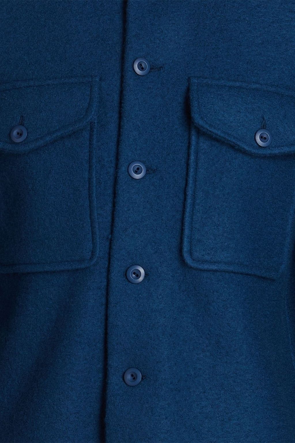 SANDRO Bouclé wool overshirt