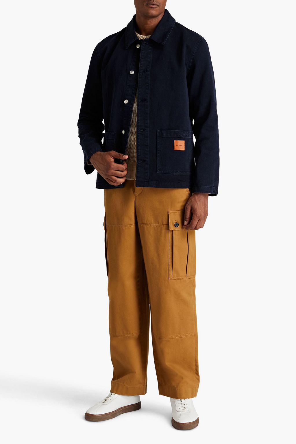SANDRO Cotton drill jacket