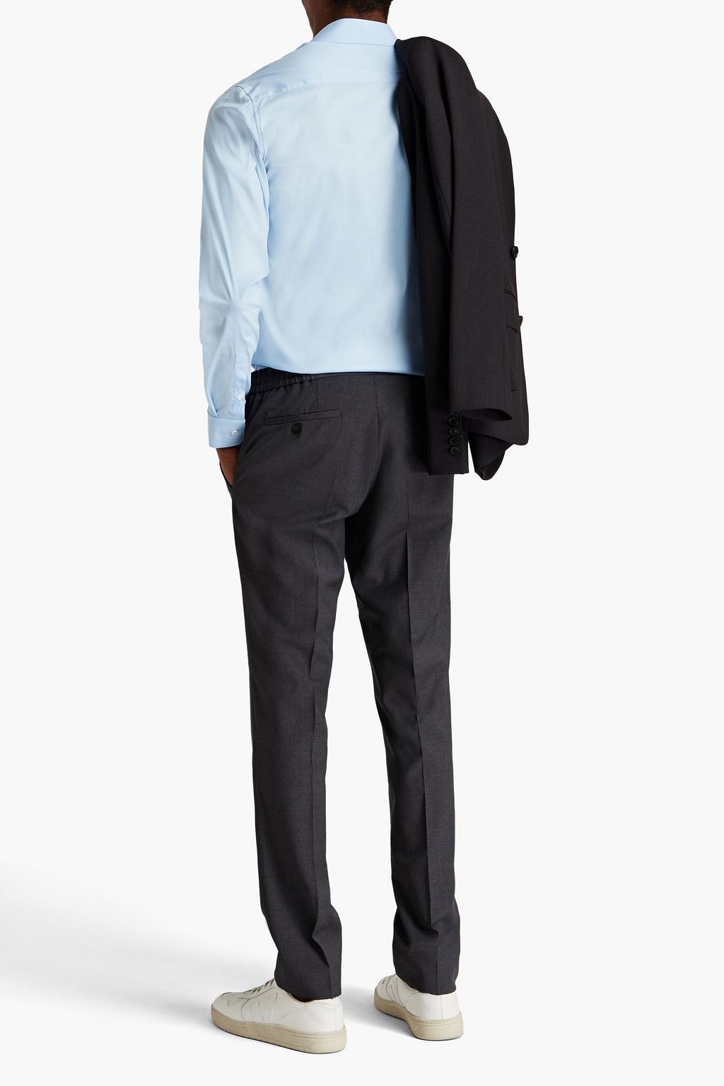 SANDRO Wool-blend pants