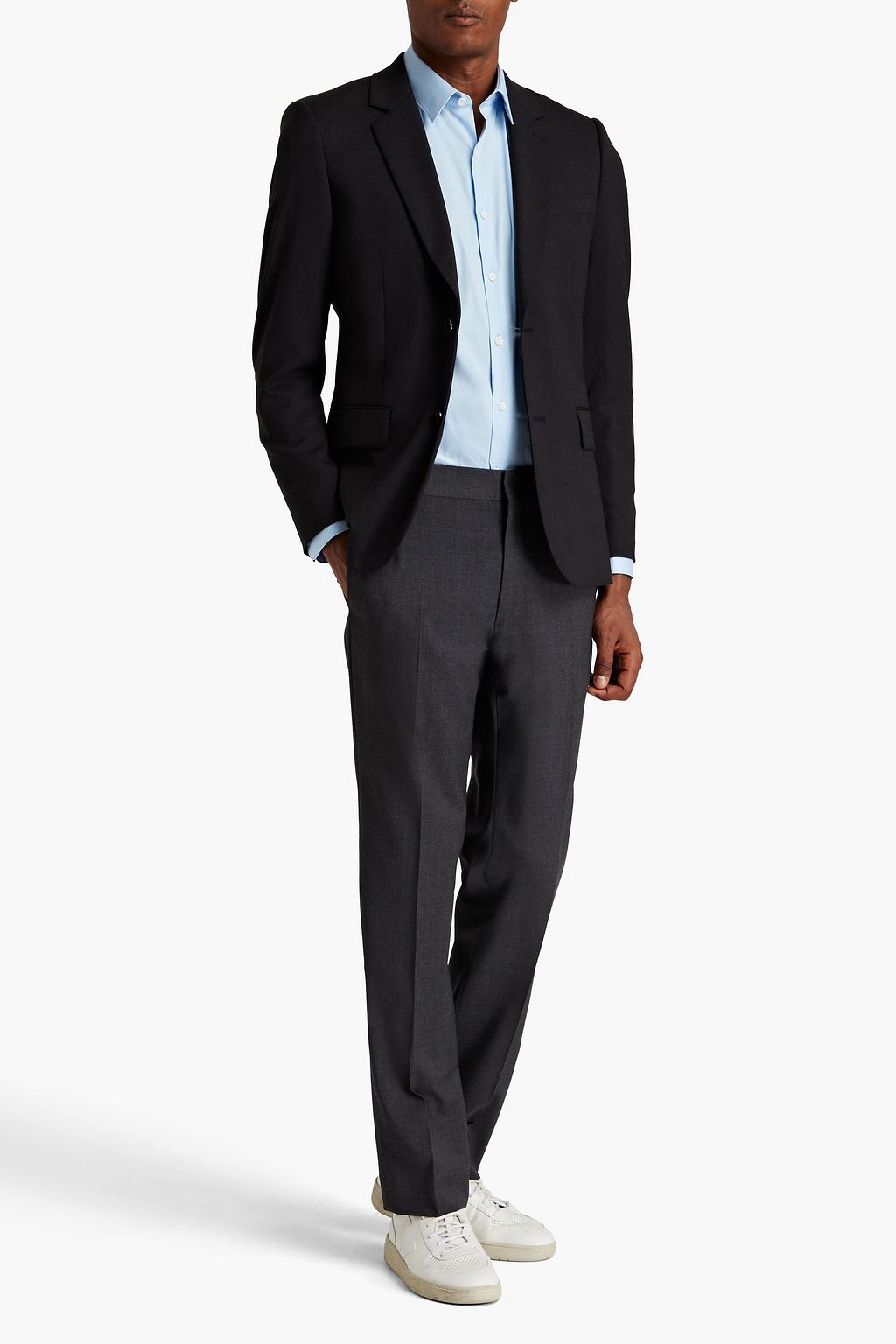 SANDRO Wool-blend pants
