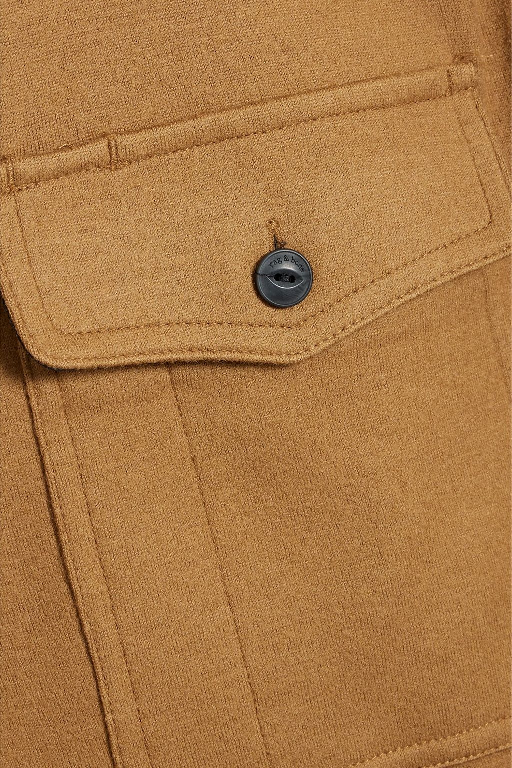 RAG & BONE قميص «جاك» من صوف جيرسي ممشّط