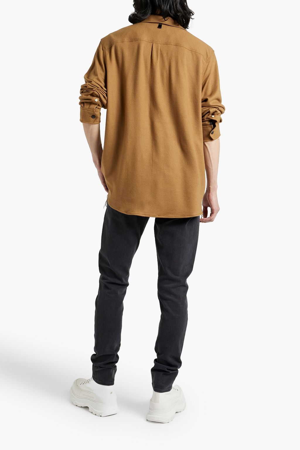 RAG & BONE قميص «جاك» من صوف جيرسي ممشّط