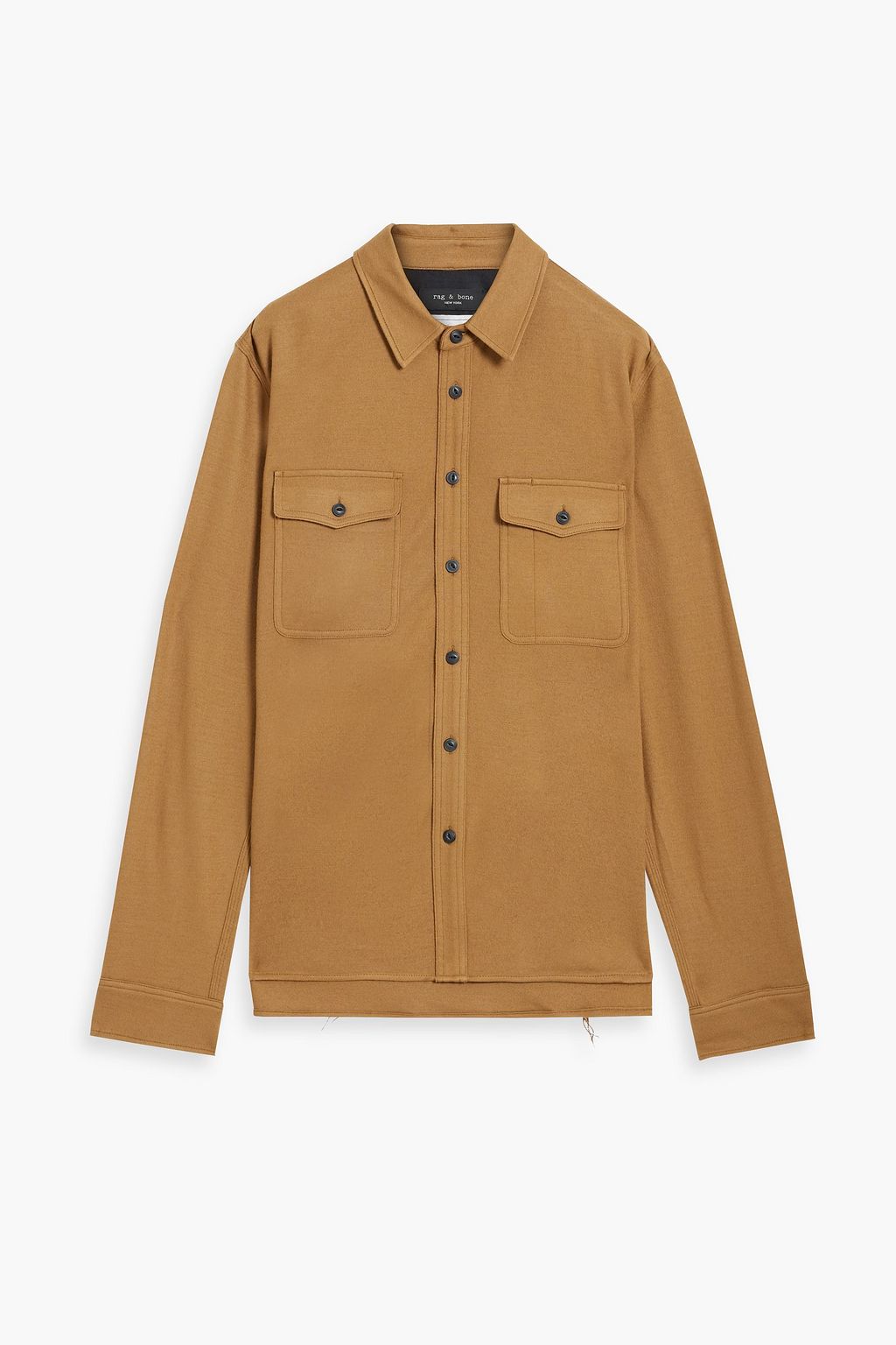 Jack brushed wool jersey shirt