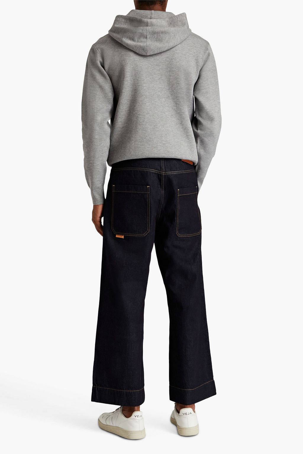 SANDRO Knitted hoodie