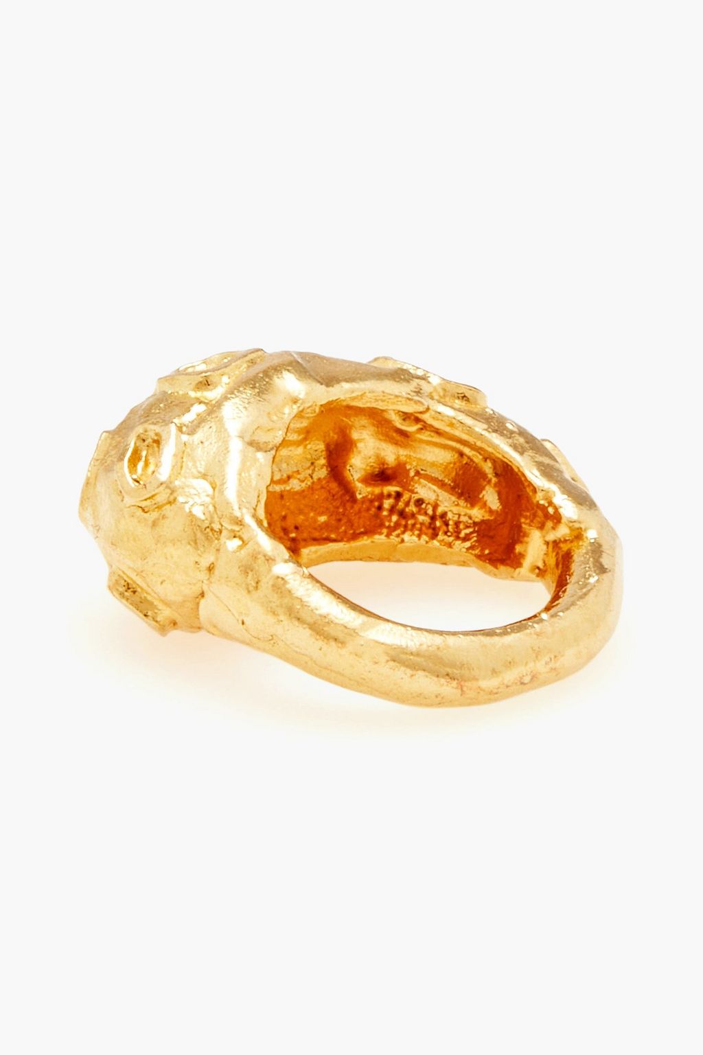 ALIGHIERI 24-karat gold-plated ring