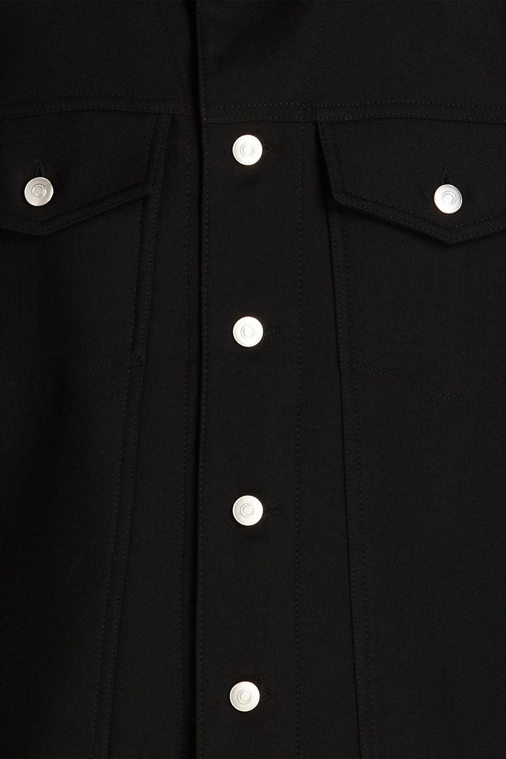 SANDRO Wool-blend twill jacket