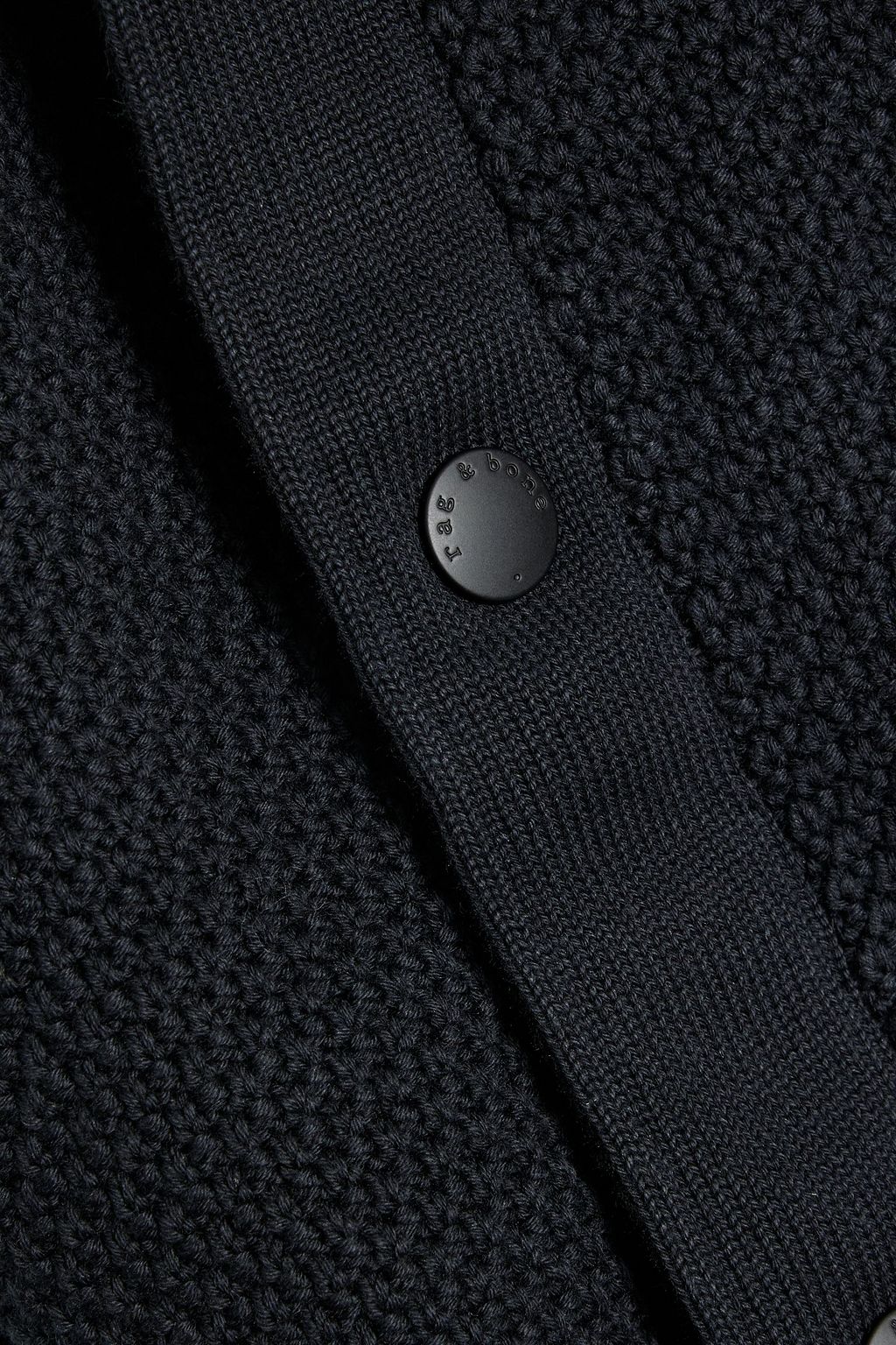 RAG & BONE Dexter waffle-knit cotton-blend cardigan