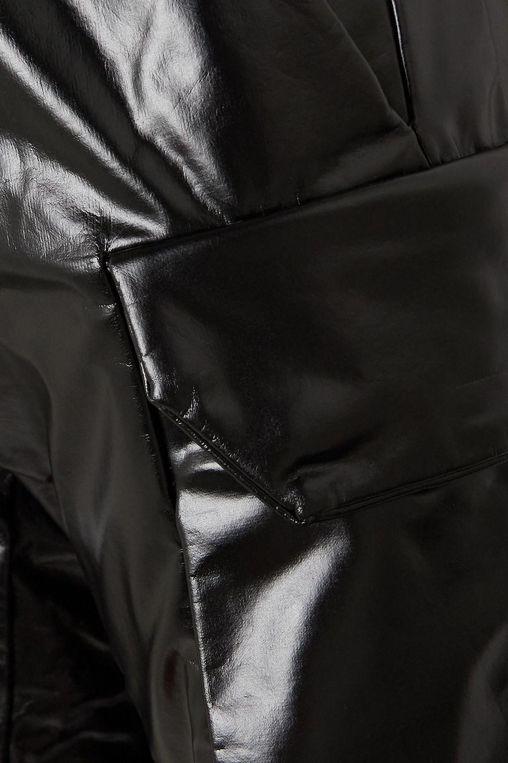 DRKSHDW BY RICK OWENS Coated cotton-blend cargo pants